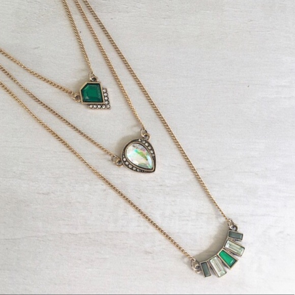hwl boutique Jewelry - Emerald delicate Necklace!